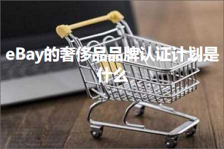 跨境电商知识:eBay的奢侈品品牌认证计划是什么